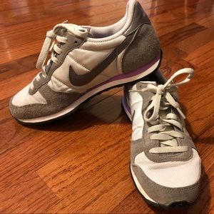 Retro Nikes - grey and purple